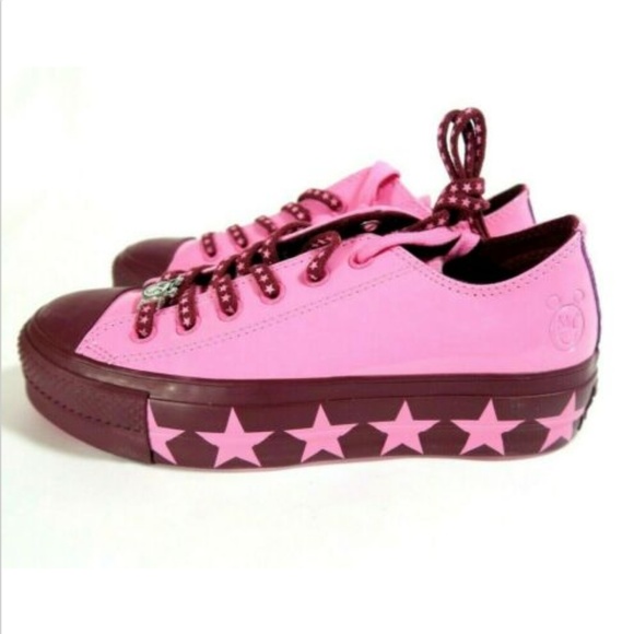 Converse CTAS Platform OX Miley Cyrus Pink Magenta - Picture 6 of 7